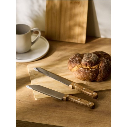 Sinsay - Noże 2 pack - beżowy ze sklepu Sinsay w kategorii Akcesoria kuchenne - zdjęcie 178529095