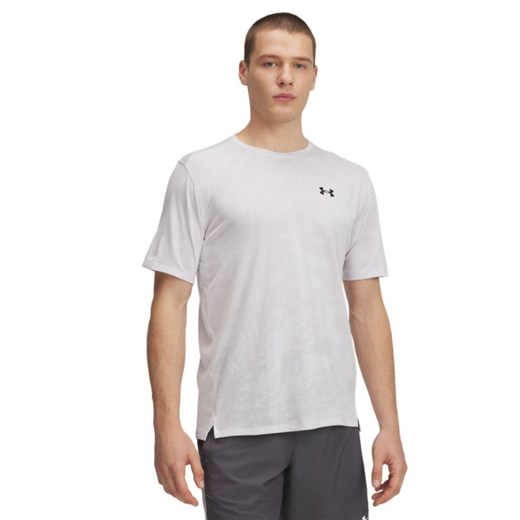 Męska koszulka treningowa Under Armour UA Tech Vent Jcqrd SS - biała ze sklepu Sportstylestory.com w kategorii T-shirty męskie - zdjęcie 178529707