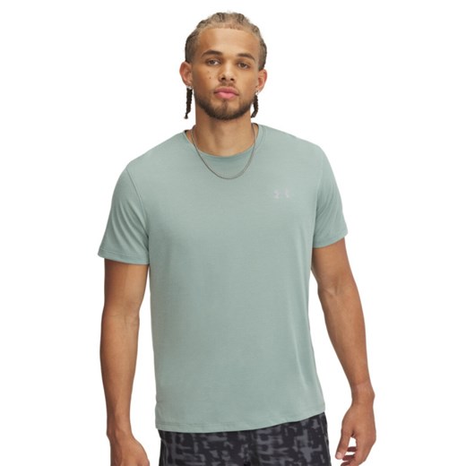 Męska koszulka do biegania Under Armour UA Launch Shortsleeve - zielony ze sklepu Sportstylestory.com w kategorii T-shirty męskie - zdjęcie 178529728