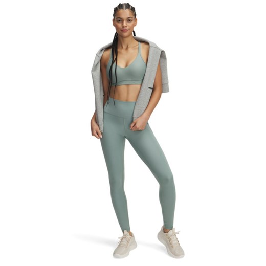 Damskie legginsy treningowe Under Armour Meridian Legging - zielone ze sklepu Sportstylestory.com w kategorii Spodnie damskie - zdjęcie 178529739