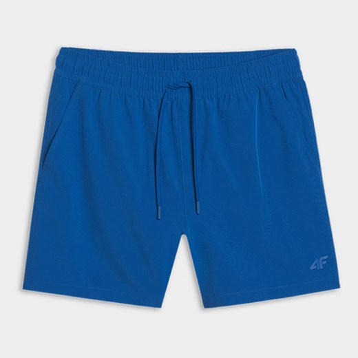 Męskie spodenki plażowe 4F 4FWSS25UBDSM134 - niebieskie ze sklepu Sportstylestory.com w kategorii Kąpielówki - zdjęcie 178529888