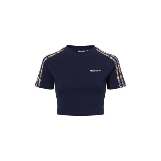 adidas Originals Koszulka damska - Liberty BBY TEE Kobiety Bawełna granatowy jednolity ze sklepu vangraaf w kategorii Bluzki damskie - zdjęcie 178530405