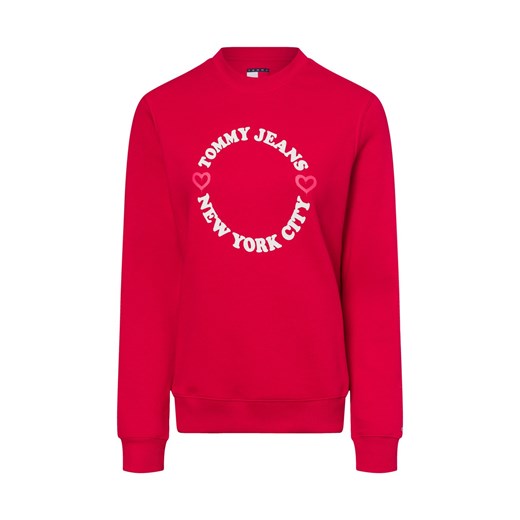 Tommy Jeans Bluza damska - Abo Kobiety jasnoniebieski jednolity ze sklepu vangraaf w kategorii Bluzy damskie - zdjęcie 178530455