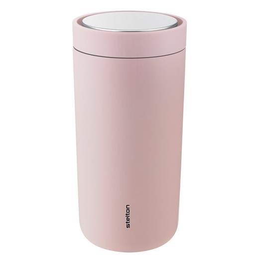 Stelton Kubek termiczny &quot;To Go Click&quot; w kolorze jasnoróżowym - 400 ml ze sklepu Limango Polska w kategorii Kubki termiczne - zdjęcie 178532279