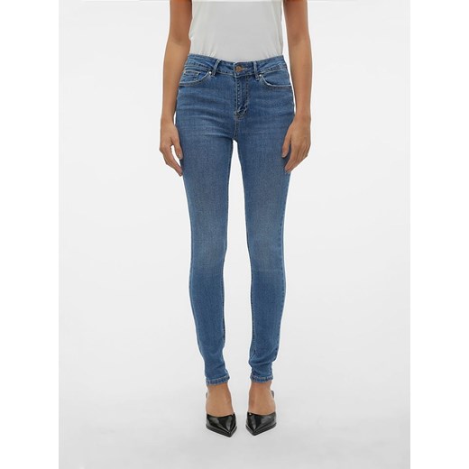 Vero Moda Dżinsy - Slim fit - w kolorze niebieskim ze sklepu Limango Polska w kategorii Jeansy damskie - zdjęcie 178532936