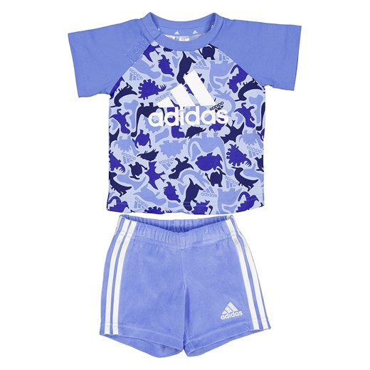 adidas 2-częściowy zestaw w kolorze niebieskim ze sklepu Limango Polska w kategorii Kombinezony i kurtki - zdjęcie 178533048