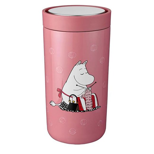 Stelton Kubek termiczny &quot;To Go Click&quot; w kolorze jasnoróżowym - 200 ml ze sklepu Limango Polska w kategorii Kubki termiczne - zdjęcie 178533127