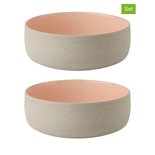 Stelton Miski (2 szt.) &quot;Emma&quot; w kolorze beżowo-jasnoróżowym - Ø 13,5 cm ze sklepu Limango Polska w kategorii Miski - zdjęcie 178533135