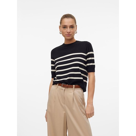 Vero Moda Sweter w kolorze kremowo-czarnym ze sklepu Limango Polska w kategorii Swetry damskie - zdjęcie 178533176