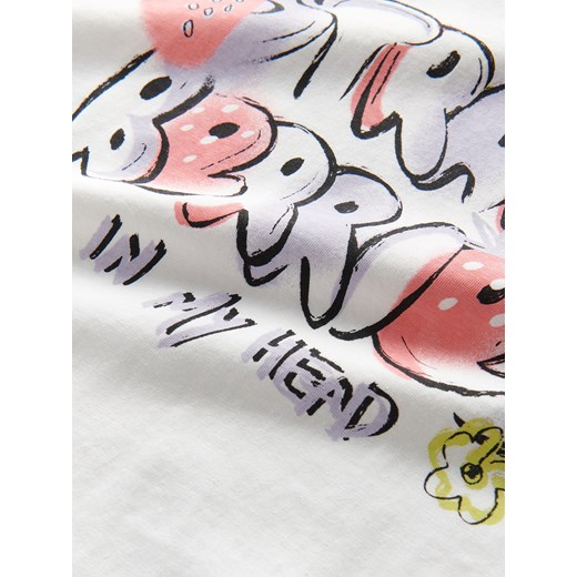 Bluzka dziewczęca biała Reserved na lato 