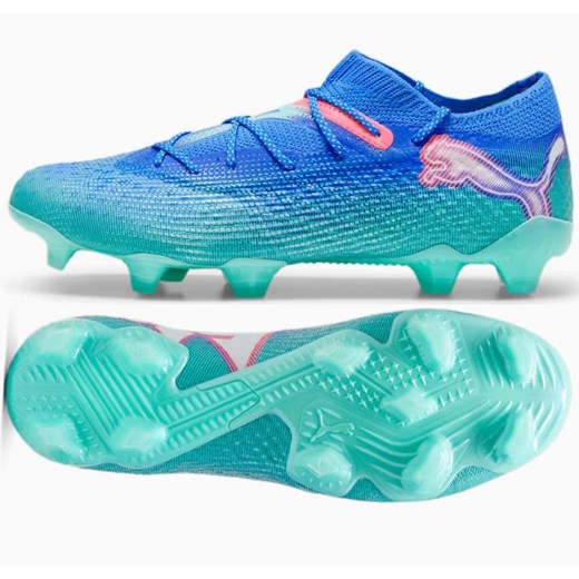 Buty Puma Future 7 Ultimate Low FG/AG 107919 01 niebieskie ze sklepu ButyModne.pl w kategorii Buty sportowe męskie - zdjęcie 178534247
