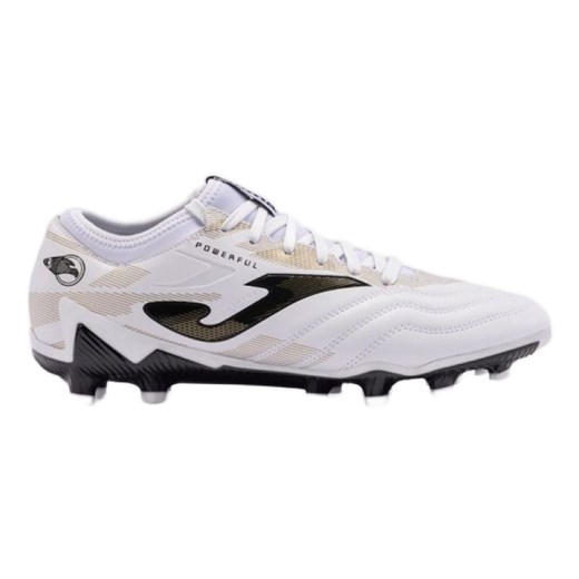Joma Powerful 2402 White Gold Firm Ground białe ze sklepu ButyModne.pl w kategorii Buty sportowe męskie - zdjęcie 178534249