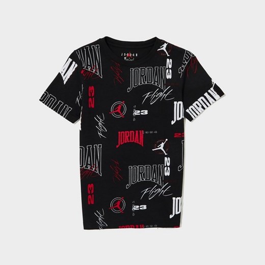 JORDAN T-SHIRT ARC AOP TEE BLK/RED B ze sklepu JD Sports  w kategorii T-shirty chłopięce - zdjęcie 178537329