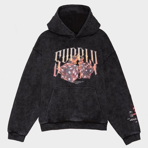 SUPPLY&amp;DEMAND BLUZA Z KAPTUREM FIRE DICE HD ze sklepu JD Sports  w kategorii Bluzy męskie - zdjęcie 178537355