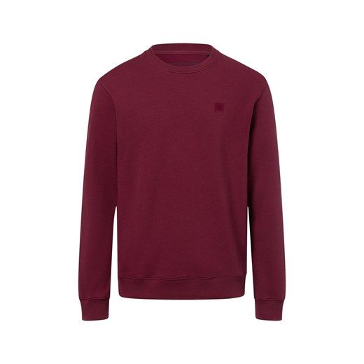 Scotch & Soda Bluza męska Mężczyźni Bawełna bordowy jednolity ze sklepu vangraaf w kategorii Bluzy męskie - zdjęcie 178537505