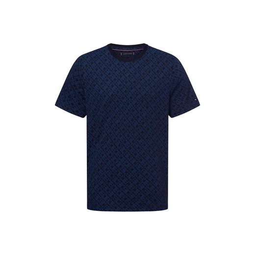 Tommy Hilfiger Koszulka męska Mężczyźni Bawełna granatowy wzorzysty ze sklepu vangraaf w kategorii T-shirty męskie - zdjęcie 178537519