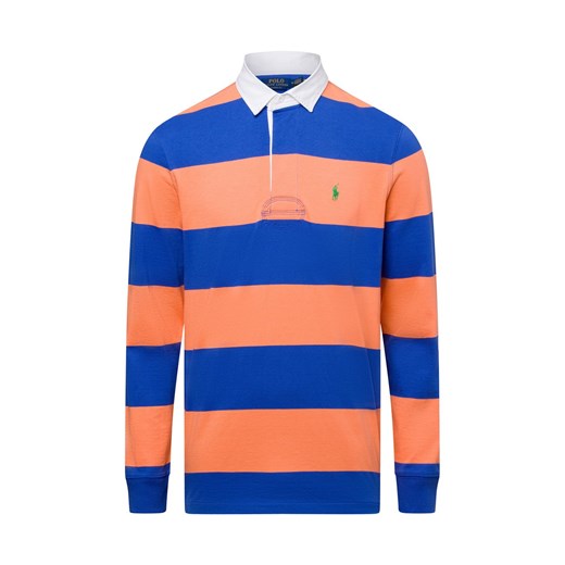 Polo Ralph Lauren Bluza męska Mężczyźni Bawełna niebieski w paski ze sklepu vangraaf w kategorii Bluzy męskie - zdjęcie 178537568