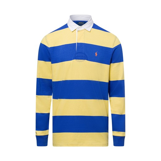 Polo Ralph Lauren Bluza męska Mężczyźni Bawełna niebieski w paski ze sklepu vangraaf w kategorii Bluzy męskie - zdjęcie 178537569