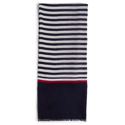 Tommy Hilfiger Damski szalik tkany - Essential Flag Kobiety Modal granatowy w paski ze sklepu vangraaf w kategorii Szaliki i chusty damskie - zdjęcie 178537595