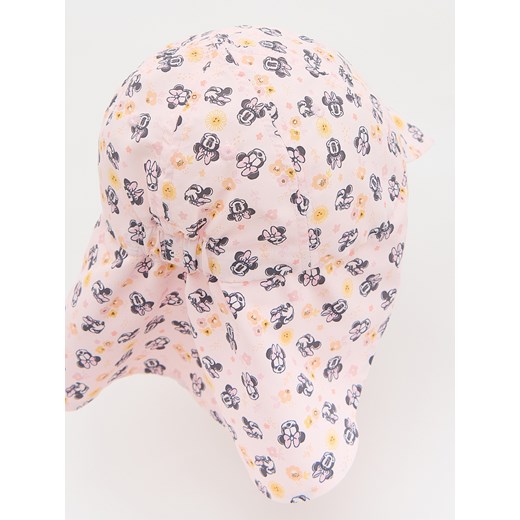Reserved - Wiązany kapelusz Myszka Miki - pastelowy róż Reserved 3-5 lat Reserved