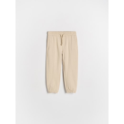 Reserved - Bawełniane spodnie - beżowy Reserved 104 (3-4 lata) Reserved