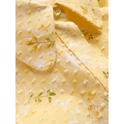 Reserved - Koszula z bufiastymi rękawami - jasnożółty Reserved S Reserved