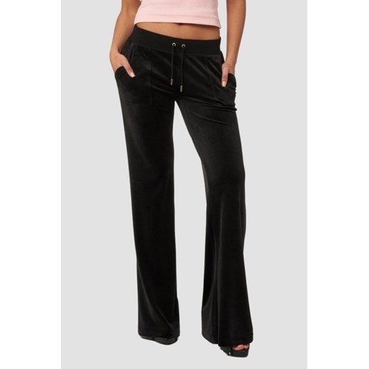 JUICY COUTURE Czarne spodnie dresowe damskie Layla Low Rise, Rozmiar XS ze sklepu outfit.pl w kategorii Spodnie damskie - zdjęcie 178539845