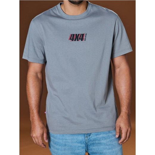 Sinsay - Koszulka z nadrukiem - szary ze sklepu Sinsay w kategorii T-shirty męskie - zdjęcie 178541567