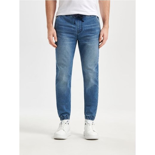 Sinsay - Jeansy jogger - granatowy ze sklepu Sinsay w kategorii Jeansy męskie - zdjęcie 178541578