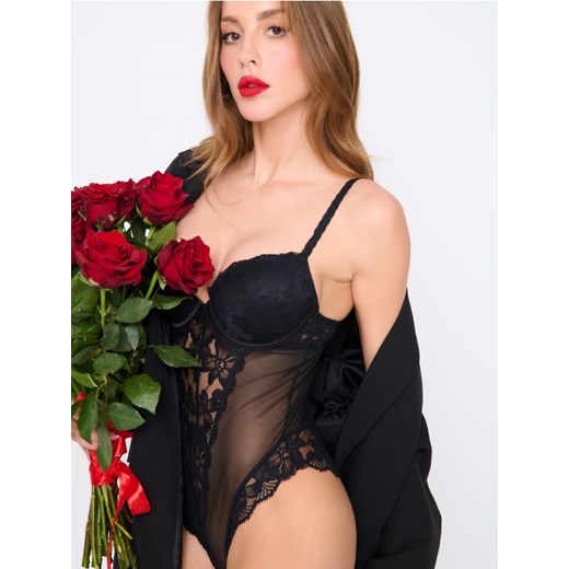 Sinsay - Body - czarny ze sklepu Sinsay w kategorii Body damskie - zdjęcie 178541729