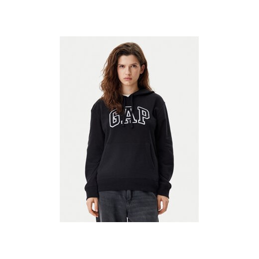 Gap Bluza 870537-02 Czarny Relaxed Fit ze sklepu MODIVO w kategorii Bluzy damskie - zdjęcie 178542346