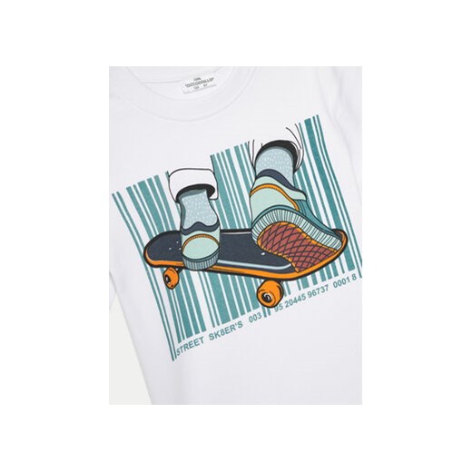 Coccodrillo T-Shirt WC5143209VBA Biały Regular Fit 128 MODIVO