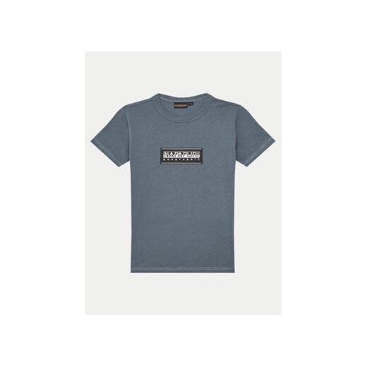 Napapijri T-Shirt Chamois NP0A4ILE M Niebieski Regular Fit ze sklepu MODIVO w kategorii T-shirty chłopięce - zdjęcie 178542608