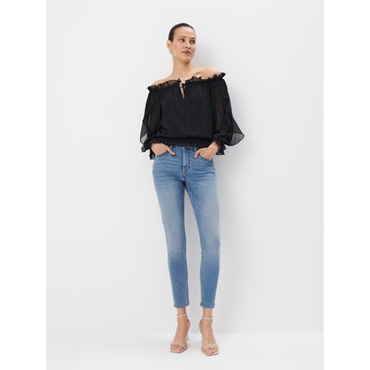 Mohito - Jeansy skinny push up - niebieski ze sklepu Mohito w kategorii Jeansy damskie - zdjęcie 178542777