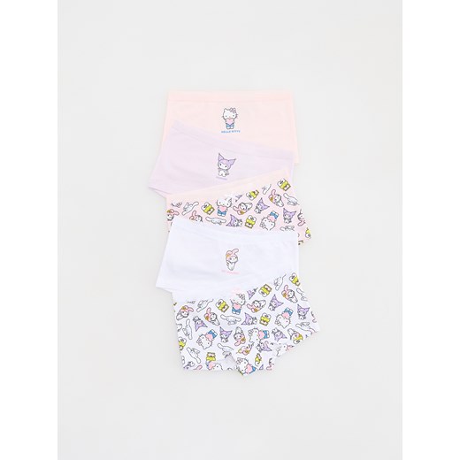 Reserved - Bawełniane majtki 5-pack Hello Kitty - wielobarwny ze sklepu Reserved w kategorii Majtki dziecięce - zdjęcie 178543279