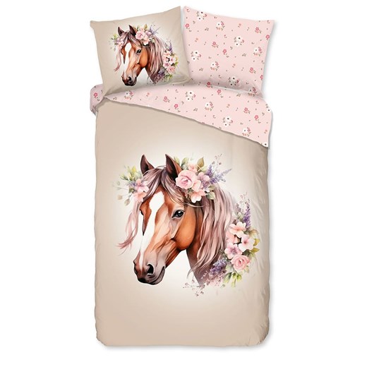 Good Morning Komplet pościeli &quot;Avera&quot; w kolorze beżowo-jasnoróżowym ze sklepu Limango Polska w kategorii Pościel dziecięca - zdjęcie 178544128