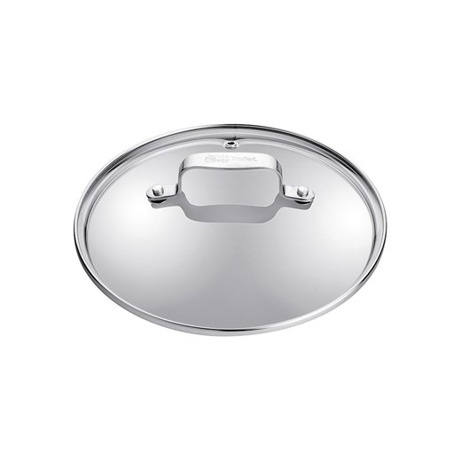 Tefal Szklana pokrywka &quot;Jamie Oliver&quot; w kolorze srebrnym - Ø 24 cm ze sklepu Limango Polska w kategorii Garnki - zdjęcie 178544189