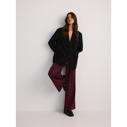 Reserved - Jednorzędowa marynarka oversize - czarny Reserved M/L Reserved