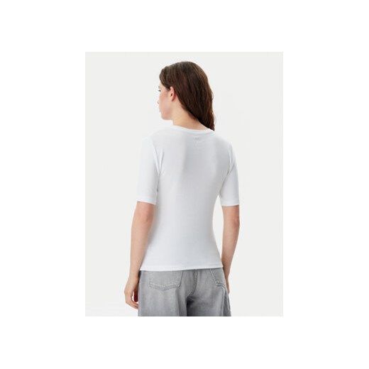 Gap T-Shirt 679172-01 Biały Stretch Fit Gap XS MODIVO