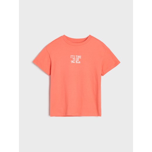 Sinsay - Koszulki 3 pack - pomarańczowy Sinsay 134 Sinsay