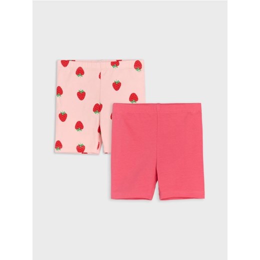 Sinsay - Krótkie legginsy 2 pack - różowy ze sklepu Sinsay w kategorii Spodenki niemowlęce - zdjęcie 178551105