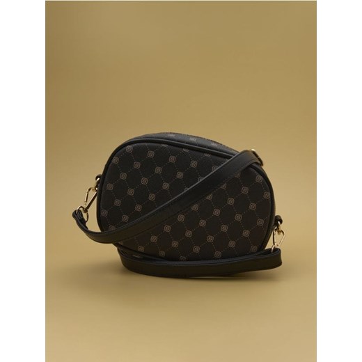 Sinsay - Torebka z imitacji skóry w monogram - czarny ze sklepu Sinsay w kategorii Listonoszki - zdjęcie 178551246