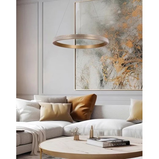 Złota lampa sufitowa glamour - M080-Xanes Lumes One Size Edinos.pl