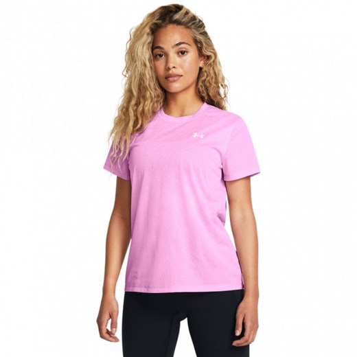 Damska koszulka treningowa Under Armour UA Tech Riddle - różowa Under Armour XS Sportstylestory.com wyprzedaż