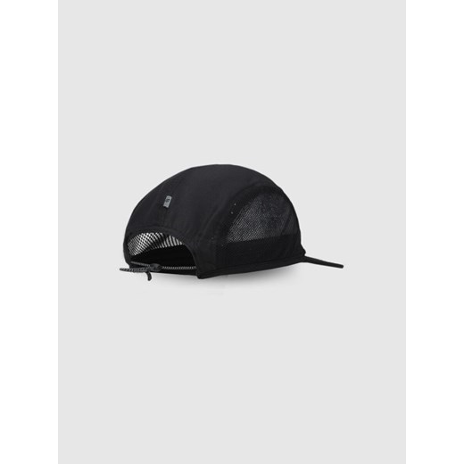 Czapka do biegania uniseks 4F 4FWSS25AFCAU106 - czarna ze sklepu Sportstylestory.com w kategorii Czapki z daszkiem męskie - zdjęcie 178556048