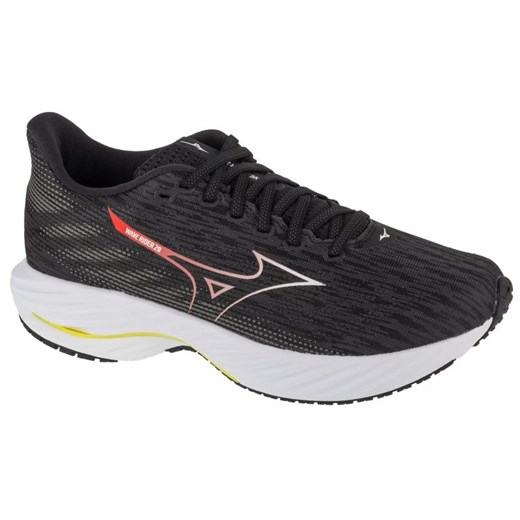 Buty do biegania Mizuno Wave Rider 28 J1GC240358 czarne ze sklepu ButyModne.pl w kategorii Buty sportowe męskie - zdjęcie 178556129