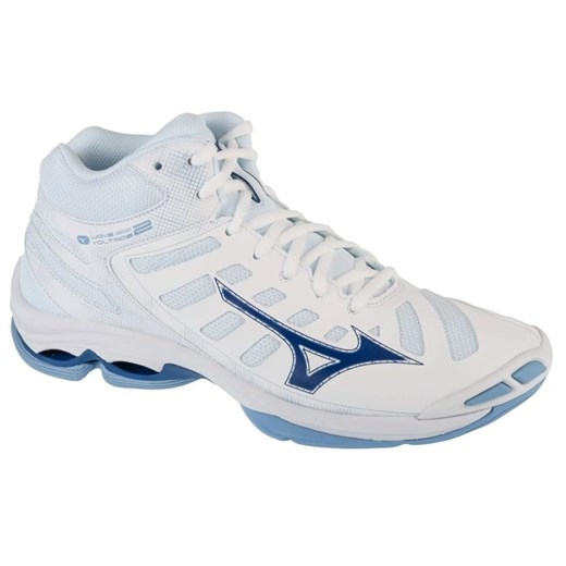 Buty Mizuno Wave Voltage 2 Mid V1GA246511 Białe ze sklepu ButyModne.pl w kategorii Buty sportowe męskie - zdjęcie 178556136