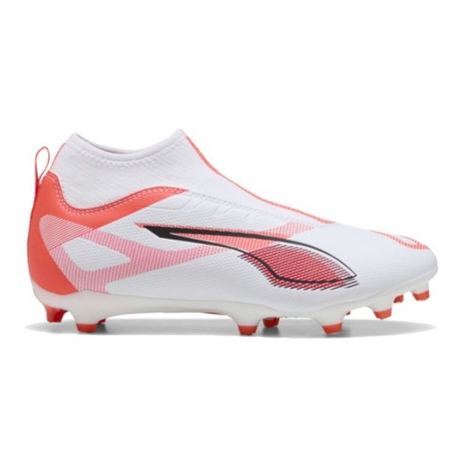 Buty Puma Ultra 5 Match+ Ll FG/AG 108163-01 Białe ze sklepu ButyModne.pl w kategorii Buty sportowe dziecięce - zdjęcie 178556169