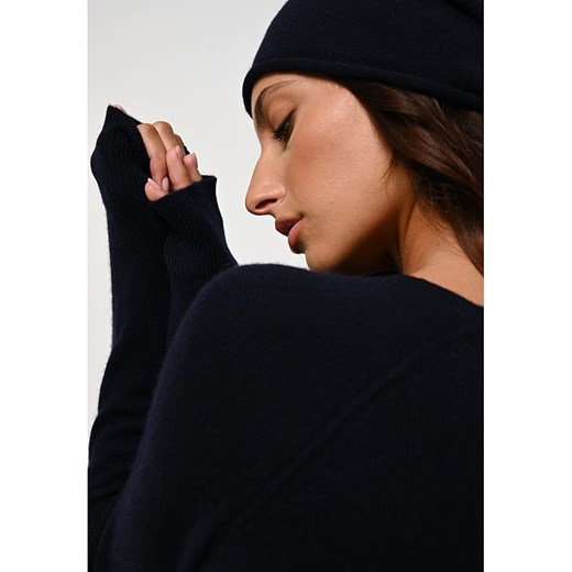 AUTHENTIC CASHMERE Kaszmirowy sweter &quot;Etret&quot; w kolorze granatowym M Limango Polska okazja