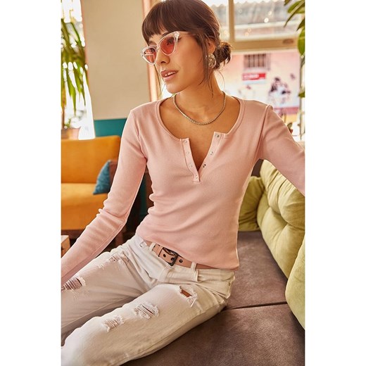 Olalook Koszulka w kolorze jasnoróżowym Olalook L okazyjna cena Limango Polska